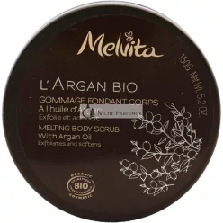 Melvita L'Argan Bio Schmelzender Körperpeeling, 150g