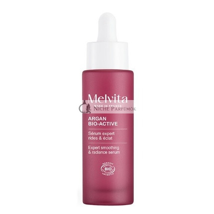 Melvita Világosító és Simító Bőrszérum - Argan Bio-aktív Expert Simító Ragyogás Szérum, 30 ml