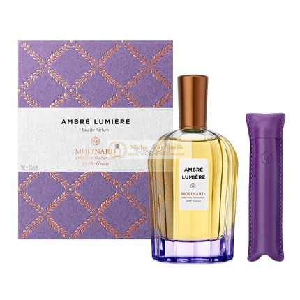 Molinard Collection Privee - Ambre Lumiere Eau De Parfum Unisex Készlet 90 Ml & 75 Ml