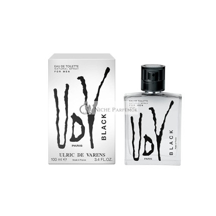Ulric De Varens BLACK Eau De Toilette férfiaknak, 100ml