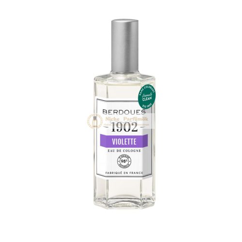 1902 Violett Eau de Cologne Blumig Langanhaltender Duft, Hergestellt in Frankreich, 125 ml