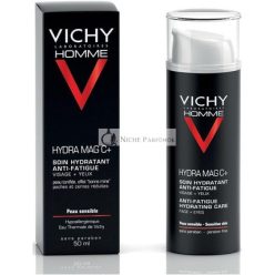   Vichy Homme Hydra Mag C+ Fáradtság Elleni Hidratáló Krém, 50ml