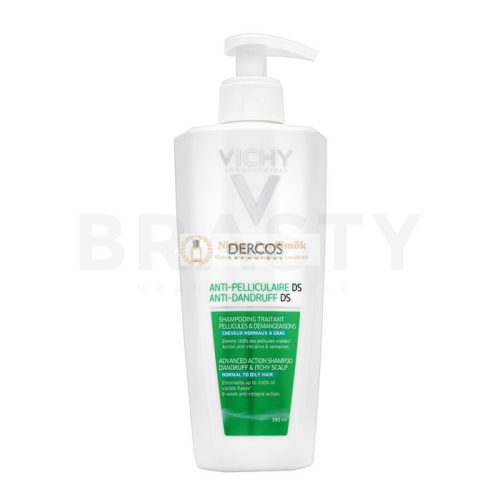 Vichy Dercos Anti-Dandruff DS Dermatological Shampoo Shampoo gegen Schuppen für normales bis fettiges Haar 390 ml
