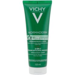   Vichy Normaderm 3 az 1-ben Radírozó Tisztító Maszk Krém Érzékeny Bőrre, 125ml