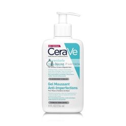   CeraVe Mélytisztító Habzó Arctisztító Pattanásos Bőrre, Agyaggal és Niacinamiddal, 236ml