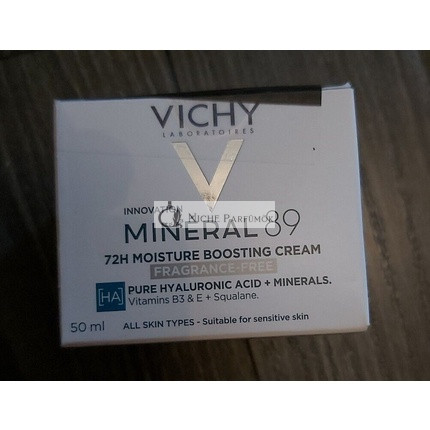 Vichy Mineral 89 72H Feuchtigkeitsspendende Creme ohne Duft, 50ml