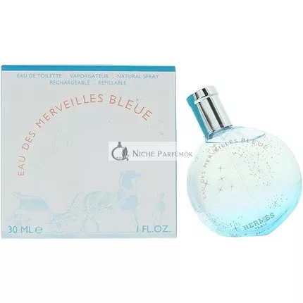 Hermès Eau Des Merveilles Bleue Nachfüllbare Eau De Toilette 30ml
