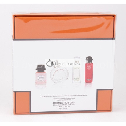 Hermes Miniatur Set Eau de Parfum/Toilette/Cologne, 4 x 7.5ml