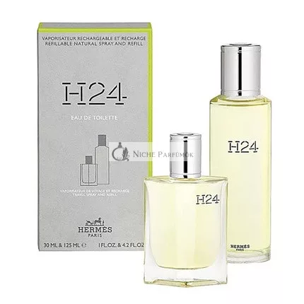 Hermès H24 Eau de Toilette Spray 30ml, Nachfüllflasche 125ml
