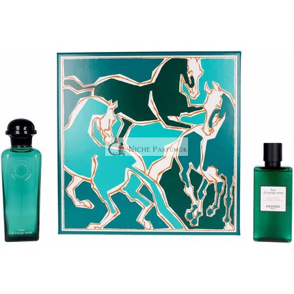 Hermès Eau D'Orange Verte Köln Geschenkset 100ml Spray und 80ml Duschgel