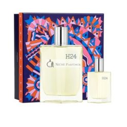   Hermès H24 Eau de Toilette Spray 100ml & Eau de Toilette Spray 12.5ml Geschenkset für Männer