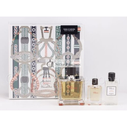 Hermès Terre d'Hermès Set 75ml + 12.5ml EDP + 40ml After Shave Pure Parfüm
