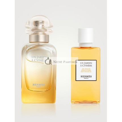 Hermès Un Jardin A Cythere 2 részes szett nőknek, Eau De Toilette spray, tusfürdő, 43 ml