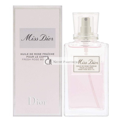 Christian Dior Miss Dior Friss Rózsa Testápoló Olaj, 100ml