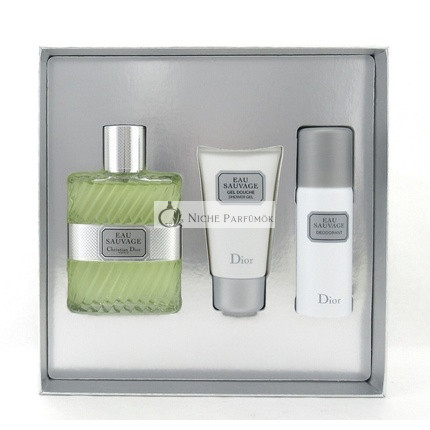 Christian Dior Eau Sauvage 3 Részes Készlet Férfiaknak - Eau De Toilette Spray 1000ml