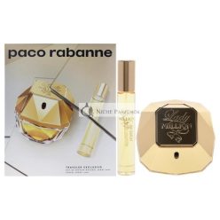   Paco Rabanne Lady Million Női Parfüm Ajándékcsomag, 80 ml + 20 ml
