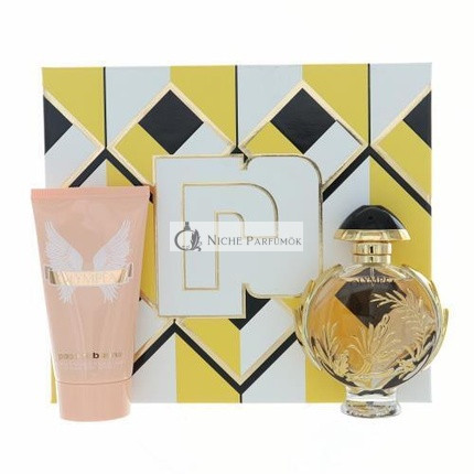 Paco Rabanne Olympea Solar Geschenkset, 50ml Eau De Parfum Spray + 75ml Körperlotion