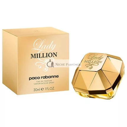 Paco Rabanne Lady Million Eau de Parfum Spray für Frauen Schwarz 30ml