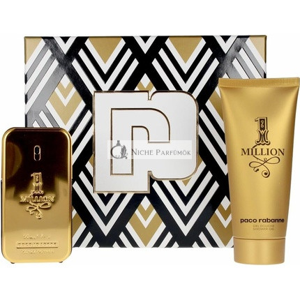 Paco 1 Million Szett: EDT Spray, 50ml + Tusfürdő, 100ml