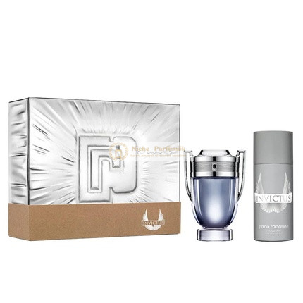 Paco Rabanne Invictus 2 részes ajándékcsomag, 100 ml Eau de Toilette