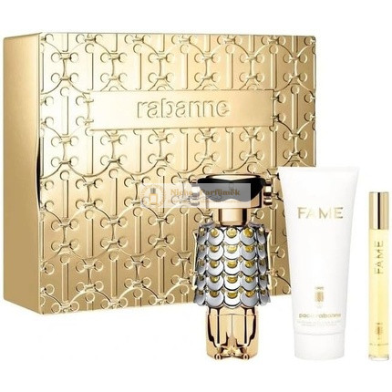 Paco Rabanne Fame Szett, 80ml Eau de Parfum Spray, 100ml Lotion, 10ml Mini