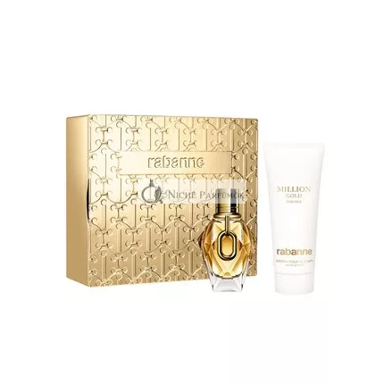 Paco Rabanne Million Gold für sie Eau De Parfum 50ml und Körperlotion 100ml