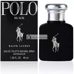Ralph Lauren Polo Black für Herren Eau de Toilette, 40ml