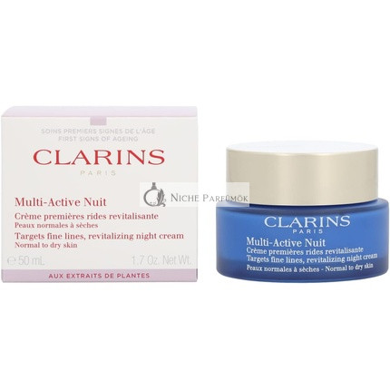 CLARINS Multi-Active Nachtcreme für normale bis trockene Haut, 50ml