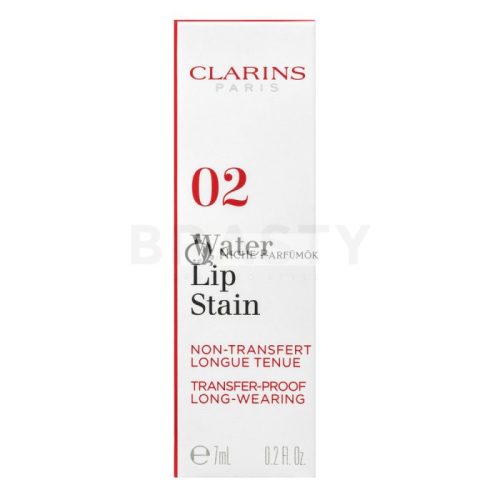 Clarins Eau á Lévres Water Lip Stain Lipgloss für einen matten Effekt 02 Orange Water 7 ml