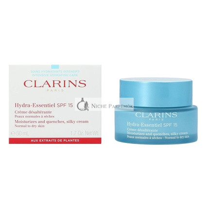 Clarins Hydra-Essentiel Seidige Tagescreme Spf15, 50ml