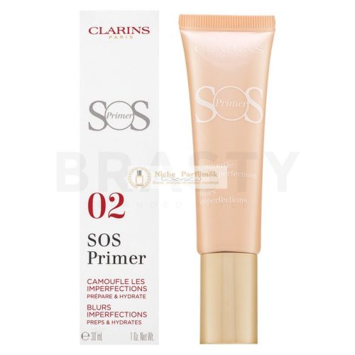Clarins SOS Primer Blurs Imperfections Primer Make-up Grundierung für Unregelmäßigkeiten der Haut Peach 30 ml