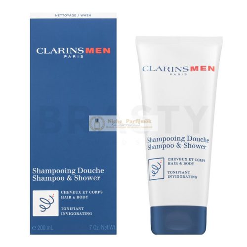 Clarins Men Shampoo & Shower sampon és tusfürdő 2in1 férfiaknak 200 ml
