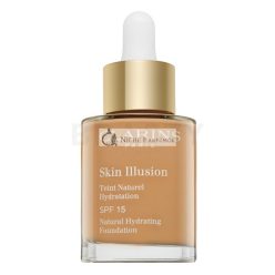   Clarins Skin Illusion Natural Hydrating Foundation Flüssiges Make Up mit Hydratationswirkung 112 Amber 30 ml