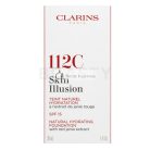 Clarins Skin Illusion Natural Hydrating Foundation folyékony make-up hidratáló hatású 112 Amber 30 ml