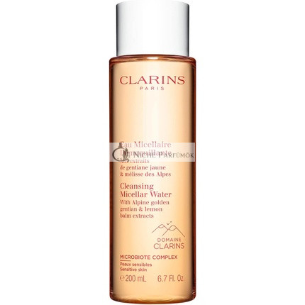 Reinigendes Mizellenwasser mit Alpen-Goldgentian- und Zitronenmelissextrakten, 200ml