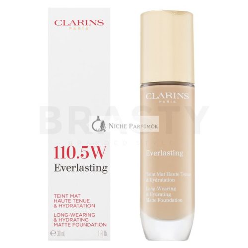 Clarins Everlasting Long-Wearing & Hydrating Matte Foundation langanhaltendes Make-up für einen matten Effekt 110.5W 30 ml