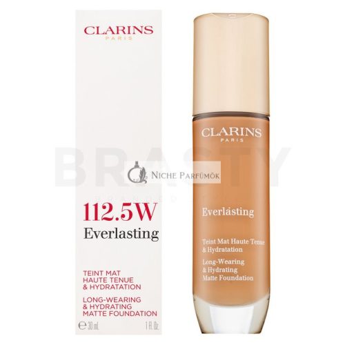 Clarins Everlasting Long-Wearing & Hydrating Matte Foundation langanhaltendes Make-up für einen matten Effekt 112.5W 30 ml