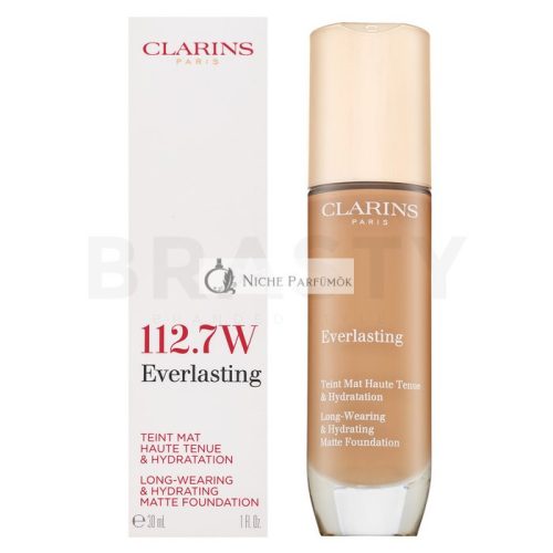 Clarins Everlasting Long-Wearing & Hydrating Matte Foundation langanhaltendes Make-up für einen matten Effekt 112.7W 30 ml