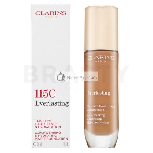 Clarins Everlasting Long-Wearing & Hydrating Matte Foundation langanhaltendes Make-up für einen matten Effekt 115C 30 ml