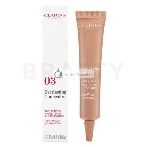 Clarins Everlasting Concealer Flüssig-Korrektor 03 Medium Deep 12 ml
