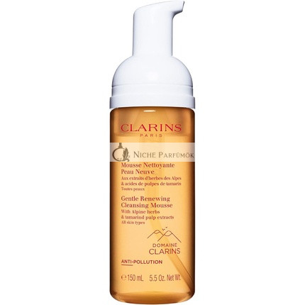 Clarins Kíméletes Megújító Tisztító Hab, 150ml