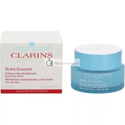   Clarins Hydra Essentiel Gazdag Krém Nagyon Száraz Bőrre, 50 g