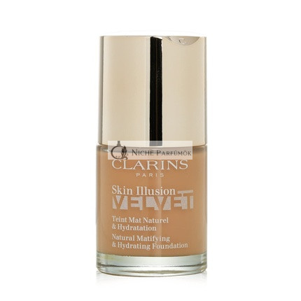 Clarins Paris Skin Illusion Velvet Natural Matifying & Hydrating Foundation, 30ml