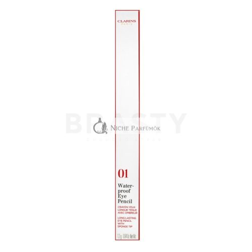 Clarins Crayon Yeux Waterproof Eye Pencil vízálló szemceruza 01 Noir Black 1,4 g