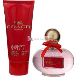   Coach Poppy 2 Részes Ajándékcsomag Eau de Parfum, 100ml Testápoló, 100ml