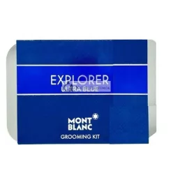   Mont Blanc Explorer Ultra Blue EDP 7.5ml Gesichtscreme Gel 30ml Pflege-Set