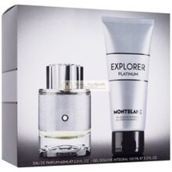   Mont Blanc Explorer Platinum Geschenkeset Edp 60ml und Duschgel 100ml