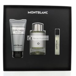 Mont Blanc Explorer Platinum 3-teiliges Geschenkset, 100ml
