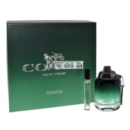 Coach Green Eau De Toilette Szett - 60 ml és Utazási Spray 75 ml