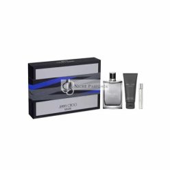 Jimmy Choo Man Eau De Toilette Spray 100ml, 3-teiliges Set